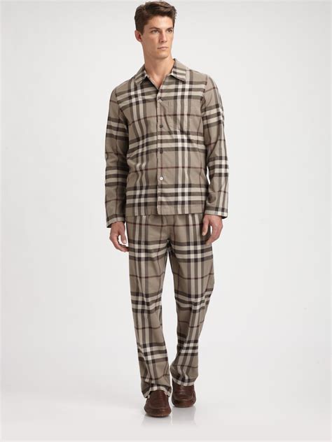 burberry pajamas set men|burberry official website.